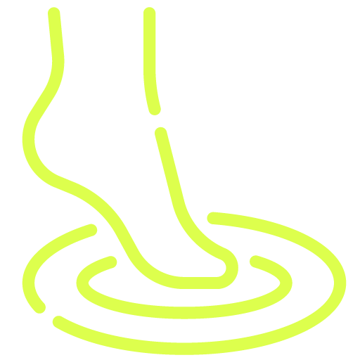 icono que representa estudio biomecánico de la pisada